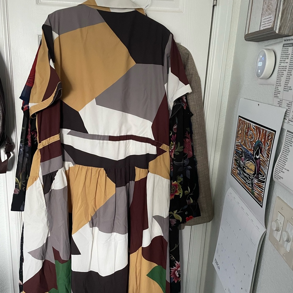 Colorful Geometric Pattern Dress - Picture 3 of 3